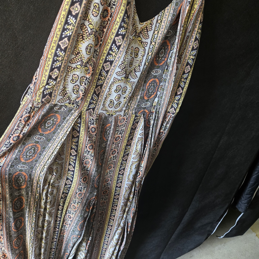 Bohemian Patterned Maxi Dress